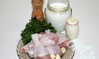 Piletina pečena u kefir marinadi