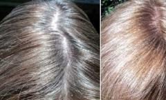 How to dye your hair with folk remedies in a dark color?