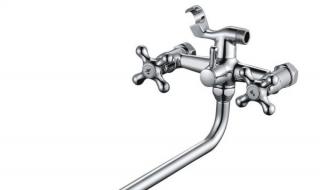 How to fix a faucet to the wall in the bathroom