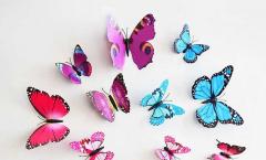 Gorgeous fabric butterflies!