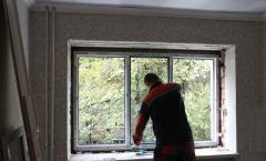 We install plastic windows in our house ourselves. How to install a plastic window