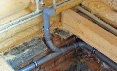 วิธีทำท่อระบายน้ำในบ้านไม้