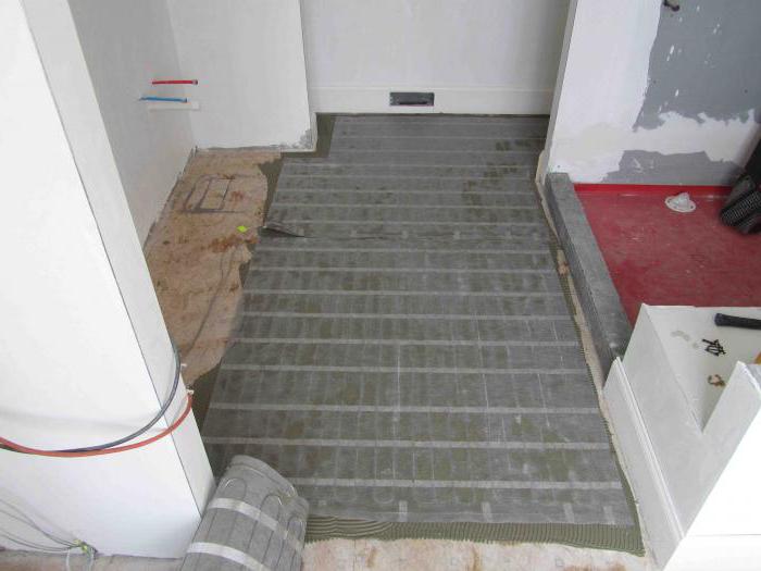 Infrared Warm Floor Under The Tile, Heated Tile Floor Pros And Cons