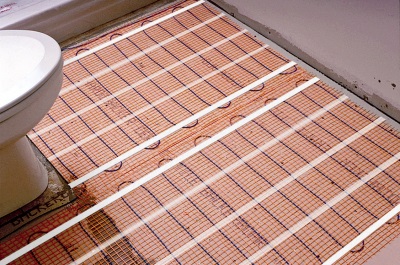 Infrared Warm Floor Under The Tile, Heating Element Under Tile Floor