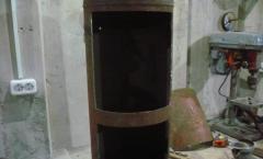 Radiator besi cor sebagai boiler
